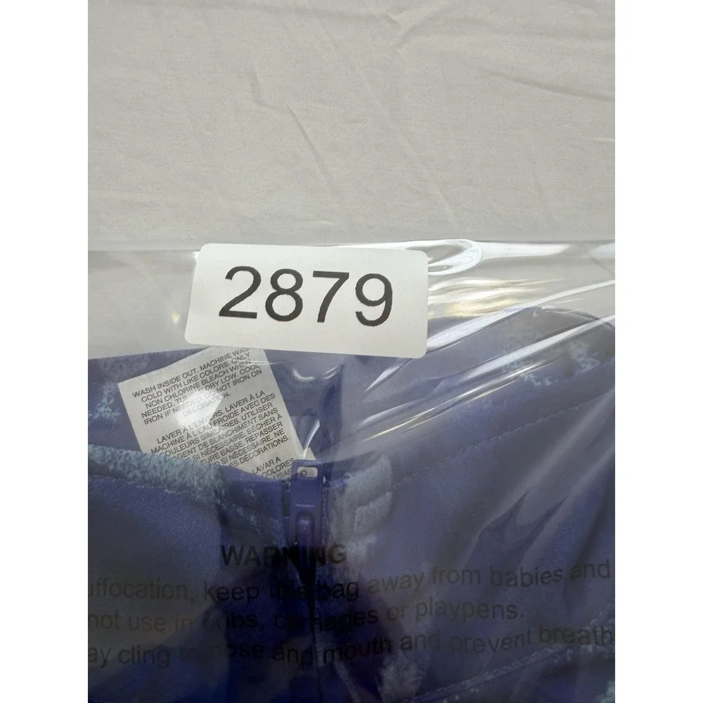 Adidas Track Jacket Kids 7 Blue Camo Print Full Zip 3-Stripes‎ Athletic
